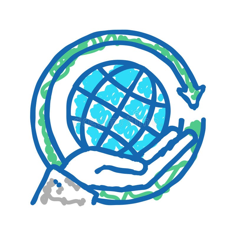 рисунок global energy saving icon иллюстрация штока