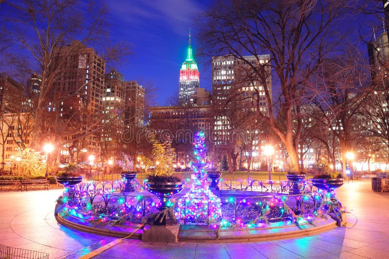 Рождество New York City стоковая фотография rf