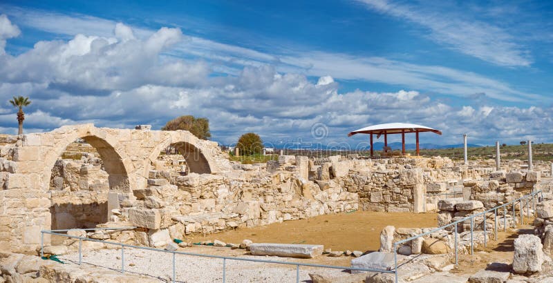 Руины Kourion, археологических раскопок расположенных около Лимасола стоковое фото Руины Kourion, археологических раскопок расположенных около Лимасола стоковое фото