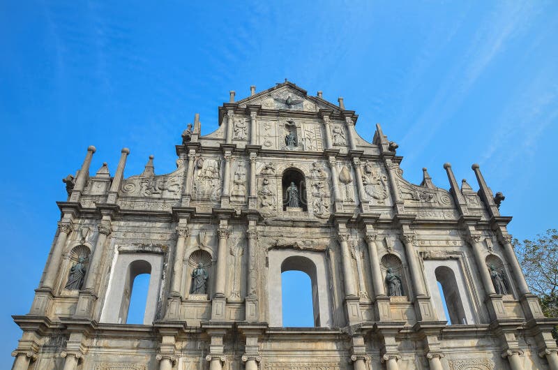 Ruínas de São Paulo. Ruins of St. Paul`s. Macau. China. Ruínas de São Paulo. Ruins of St. Paul`s. Macau. China