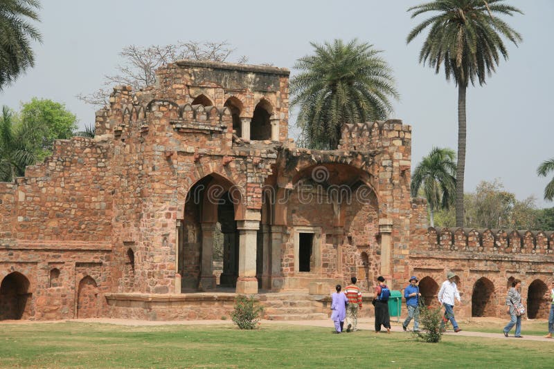 Humayun`s tomb Hindustani: Maqbara-i Humayun is the tomb of the Mughal Emperor Humayun in Delhi, India. The tomb was commissioned by Humayun`s first wife and chief consort, Empress Bega Begum also known as Haji Begum,[1][2][3][4][5][6][7] in 1558, and designed by Mirak Mirza Ghiyas and his son, Sayyid Muhammad,[8] Persian architects chosen by her.[9][10] It was the first garden-tomb on the Indian subcontinent,[11] and is located in Nizamuddin East, Delhi, India, close to the Dina-panah Citadel, also known as Purana Qila Old Fort, that Humayun found in 1533. It was also the first structure to use red sandstone at such a scale.[12][13] The tomb was declared a UNESCO World Heritage Site in 1993,[11] and since then has undergone extensive restoration work, which is complete. Humayun`s tomb Hindustani: Maqbara-i Humayun is the tomb of the Mughal Emperor Humayun in Delhi, India. The tomb was commissioned by Humayun`s first wife and chief consort, Empress Bega Begum also known as Haji Begum,[1][2][3][4][5][6][7] in 1558, and designed by Mirak Mirza Ghiyas and his son, Sayyid Muhammad,[8] Persian architects chosen by her.[9][10] It was the first garden-tomb on the Indian subcontinent,[11] and is located in Nizamuddin East, Delhi, India, close to the Dina-panah Citadel, also known as Purana Qila Old Fort, that Humayun found in 1533. It was also the first structure to use red sandstone at such a scale.[12][13] The tomb was declared a UNESCO World Heritage Site in 1993,[11] and since then has undergone extensive restoration work, which is complete