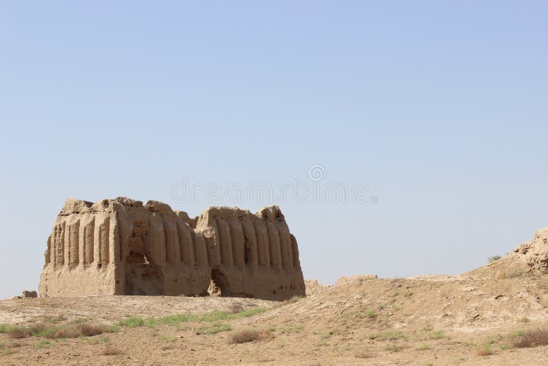 Руины старого Merv & x28; Turkmenistan& x29; стоковое изображение Руины старого Merv & x28; Turkmenistan& x29; стоковое изображение
