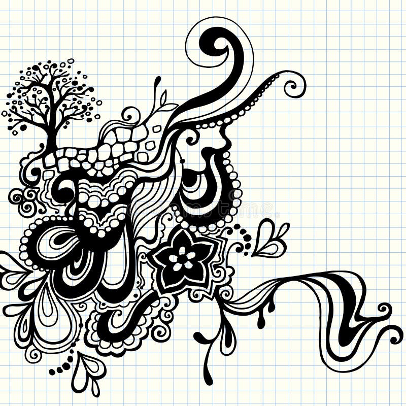 рука нарисованная doodle завихряется вектор иллюстрация вектора рука нарисованная doodle завихряется вектор иллюстрация вектора