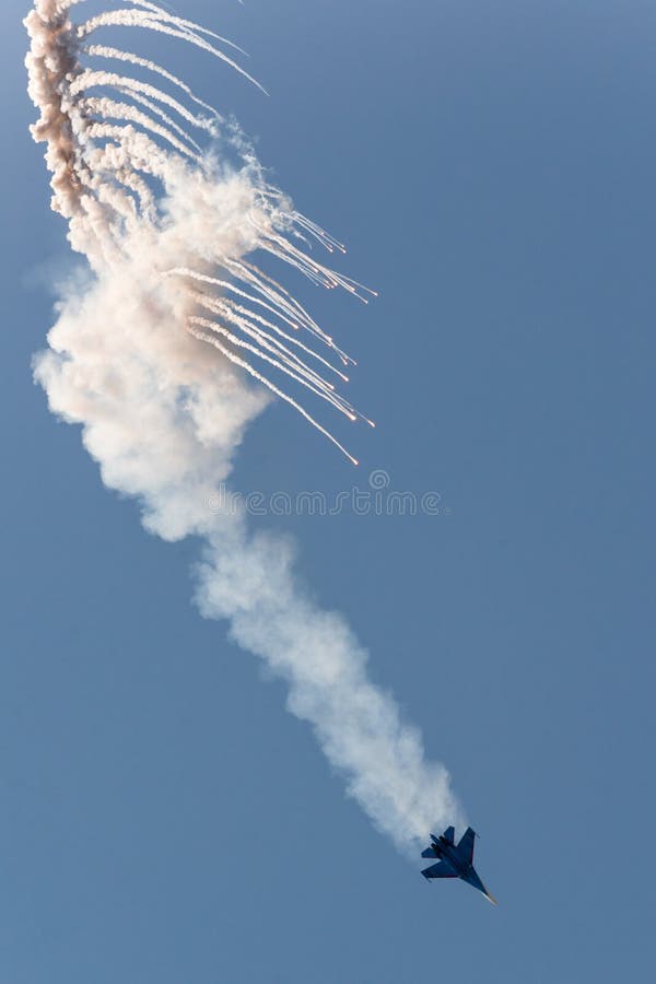 Русское airshow стоковая фотография Русское airshow стоковая фотография
