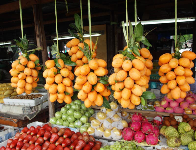 Fresh fruits at a market. Fresh fruits at a market