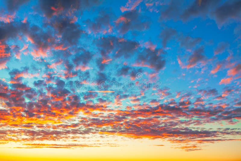 Сlouds on a humid morning stock image. Image of cumulus 200629583