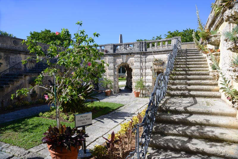 Сад Vizcaya в Майами, США стоковое фото Сад Vizcaya в Майами, США стоковое фото