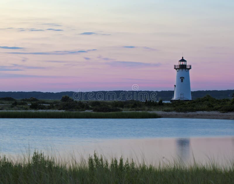 Свет гавани Edgartown стоковые изображения Свет гавани Edgartown стоковые изображения