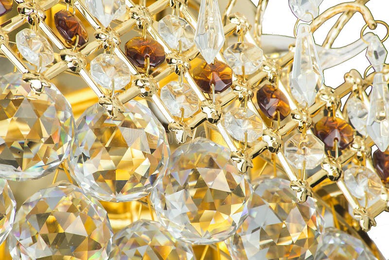 Свет люстры в интерьере, конце-вверх люстры Chrystal кристаллическая часть от люстры, люстры, освещения, оборудования, роскошь стоковые изображения