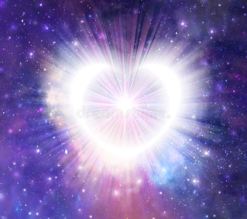 Светящиеся путешествие души источника личной жизни всеобщего портала сердца бесконечное через вход вселенной