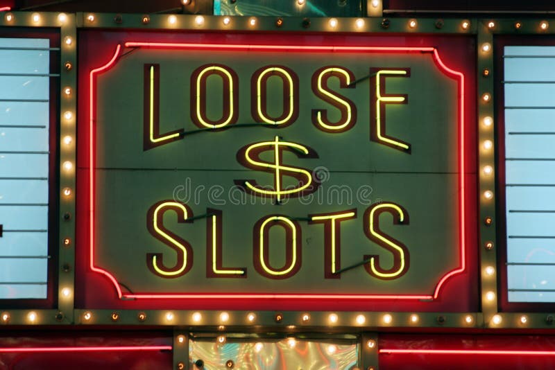 Las Vegas loose slots gambling neon lights. Las Vegas loose slots gambling neon lights