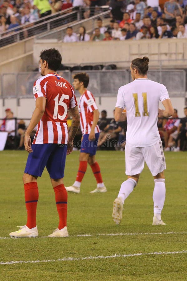Связка Gareth Real Madrid #11 в действии во время спички против Atletico de Мадрида в чашке 2019 международной чемпионов стоковое фото Связка Gareth Real Madrid #11 в действии во время спички против Atletico de Мадрида в чашке 2019 международной чемпионов стоковое фото