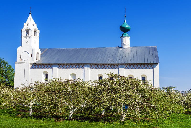 Святой монастырь Pokrovsky в Suzdal, золотом кольце России стоковые изображения rf Святой монастырь Pokrovsky в Suzdal, золотом кольце России стоковые изображения rf