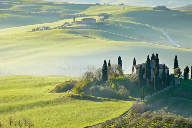 Countryside, San Quirico d´Orcia, Tuscany, Italy. Countryside, San Quirico d´Orcia, Tuscany, Italy