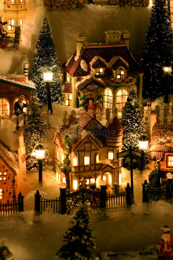 Christmas village in miniature. Christmas village in miniature