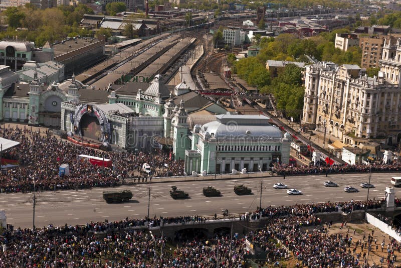 семидесятый парад победы годовщины, Москва, Россия стоковая фотография