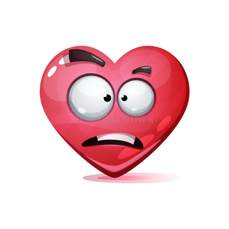 Сердце персонажа из мультфильма Smiley влюбленности бесплатная иллюстрация Сердце персонажа из мультфильма Smiley влюбленности бесплатная иллюстрация