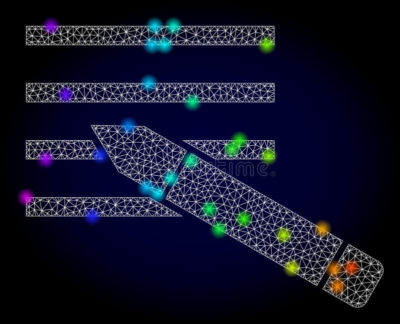 Сетка вектора 2D редактирует текст с покрашенными спектром пятнами слепимости иллюстрация вектора Сетка вектора 2D редактирует текст с покрашенными спектром пятнами слепимости иллюстрация вектора