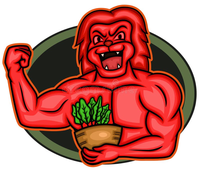 Bodybuilderin Mutter Cartoon Kuessen