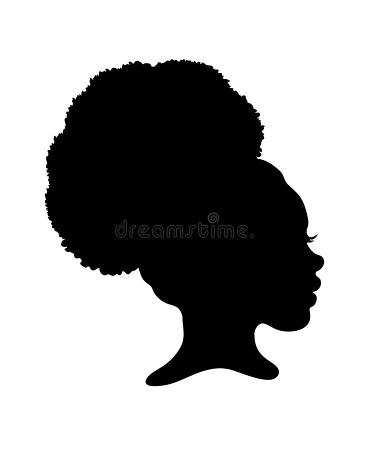 Black Afro African American little girl vector portrait profile head face silhouette,natural curls waves hair puff ponytail hairstyle. Laser plotter cutting. T shirt print. Vinyl wall sticker decal. Logo. DIY. Black Afro African American little girl vector portrait profile head face silhouette,natural curls waves hair puff ponytail hairstyle. Laser plotter cutting. T shirt print. Vinyl wall sticker decal. Logo. DIY