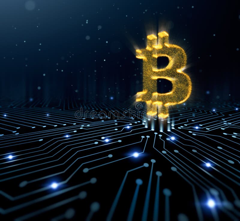 символ bitcoin иллюстрация вектора символ bitcoin иллюстрация вектора