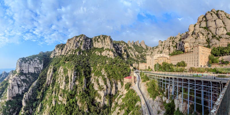 Скит Santa Maria de Монтсеррата, Каталония, Испания. стоковое фото Скит Santa Maria de Монтсеррата, Каталония, Испания. стоковое фото