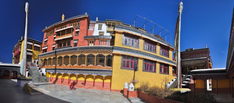 Скит Thiksey стоковая фотография Скит Thiksey стоковая фотография