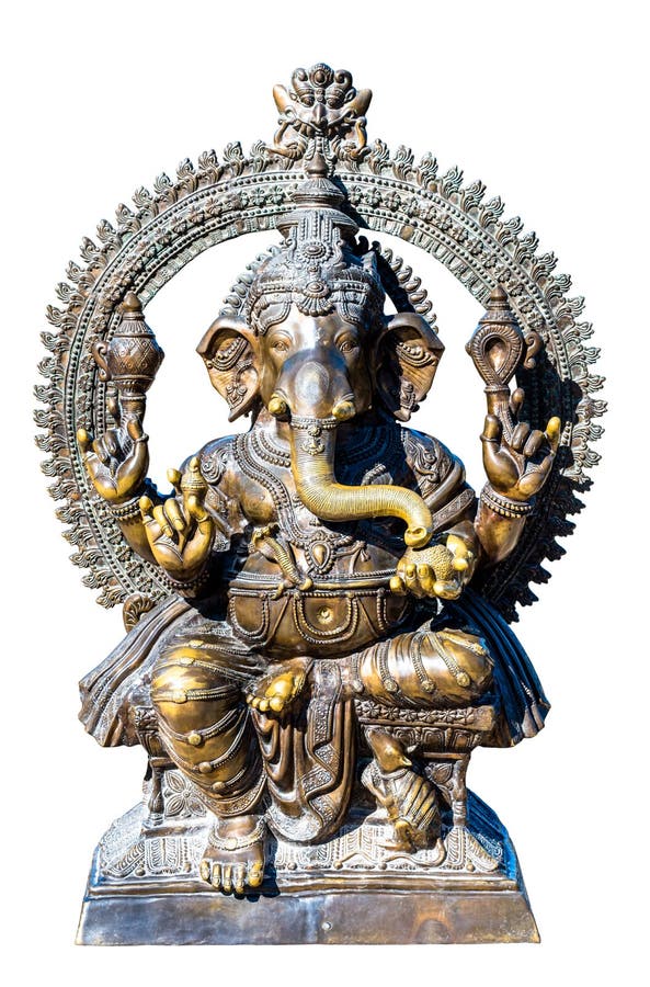 Скульптура Ganesh бога бронзовая стоковые изображения Скульптура Ganesh бога бронзовая стоковые изображения