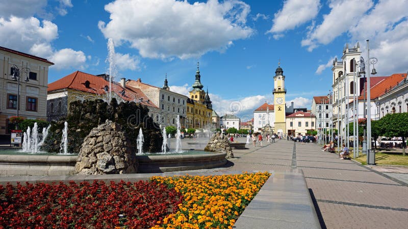 Словакия banska bystrica namestie шнп стоковые изображения