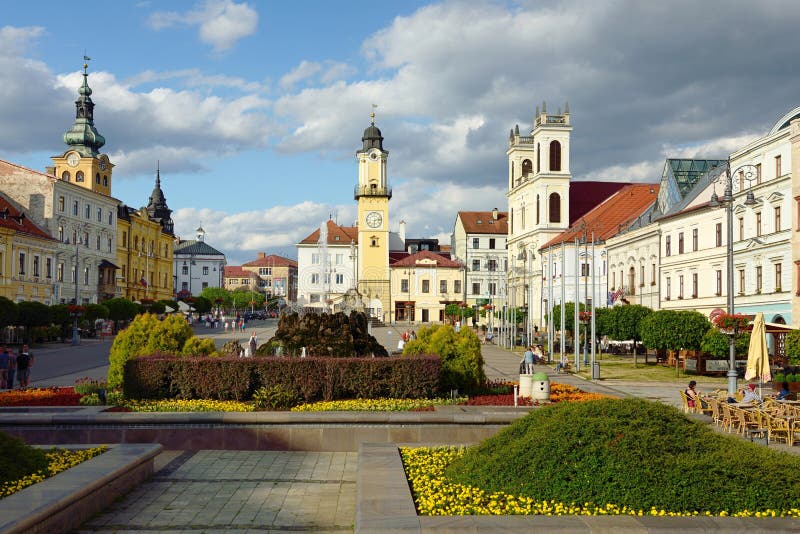 Словакия banska bystrica namestie шнп стоковая фотография rf
