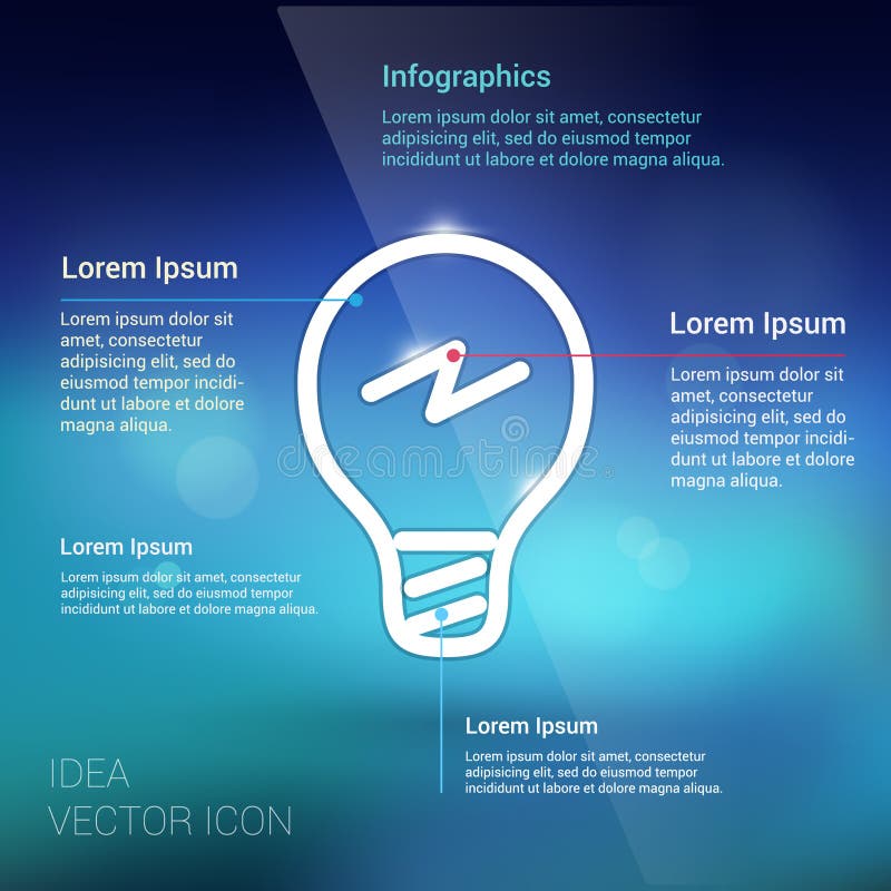 Смелейшая простая линия дизайн шаблона значка infographic бесплатная иллюстрация