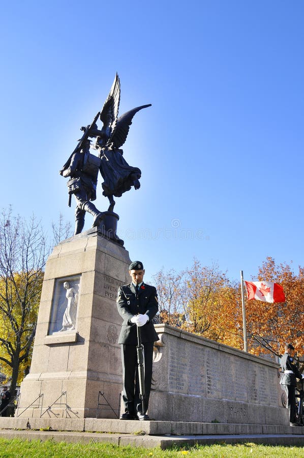 MONTREAL CANADA NOVEMBER 6 :Canadians soldiers in uniform for the remembrance Day on November 6, 2011, Montreal, Canada.The day was dedicated by King George V on 7-11-19 as a day of remembrance. MONTREAL CANADA NOVEMBER 6 :Canadians soldiers in uniform for the remembrance Day on November 6, 2011, Montreal, Canada.The day was dedicated by King George V on 7-11-19 as a day of remembrance.