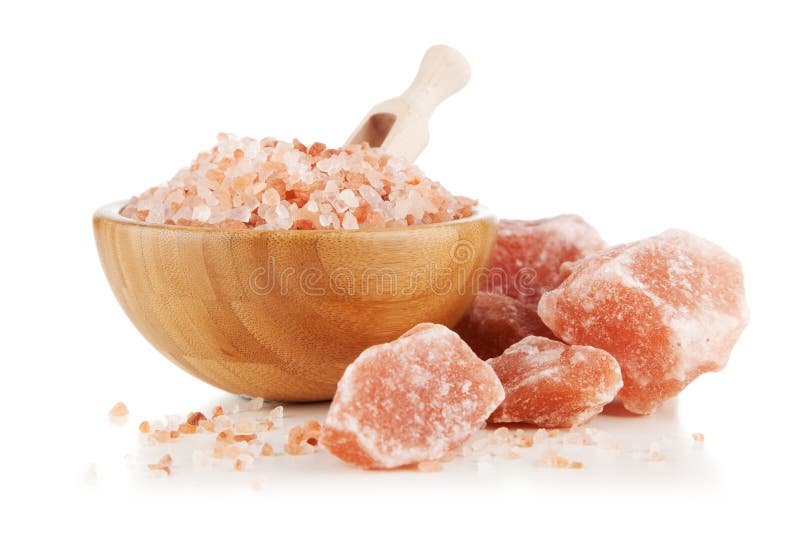 Соль в бамбуковом шаре стоковые фото Соль в бамбуковом шаре стоковые фото