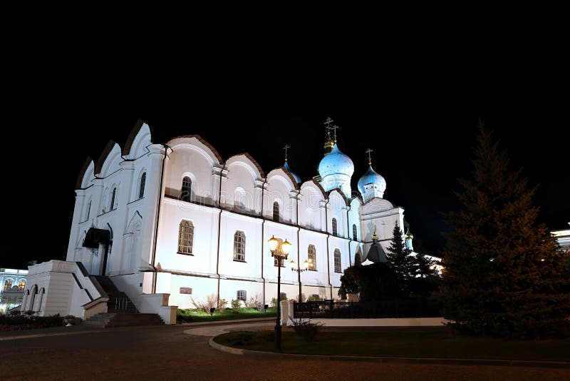 собор kazan kremlin аннунциации стоковая фотография rf собор kazan kremlin аннунциации стоковая фотография rf