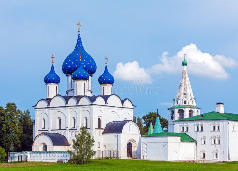 Cathedral of the Nativity of the Theotokos 1222, Suzdal Kremlin, Russia. Cathedral of the Nativity of the Theotokos 1222, Suzdal Kremlin, Russia
