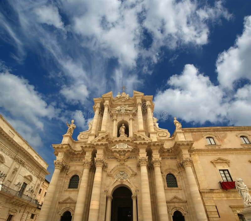 СОБОР СИРАКУЗА (Siracusa, Sarausa) стоковые фото СОБОР СИРАКУЗА (Siracusa, Sarausa) стоковые фото