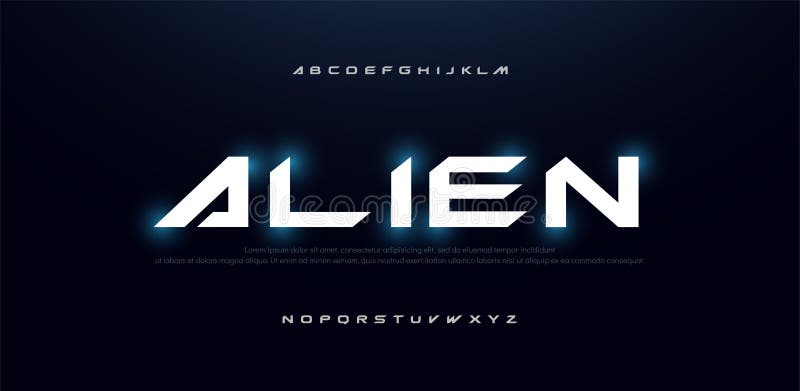 Technology future modern alphabet fonts. Science typography bold font uppercase. vector illustration. Technology future modern alphabet fonts. Science typography bold font uppercase. vector illustration.