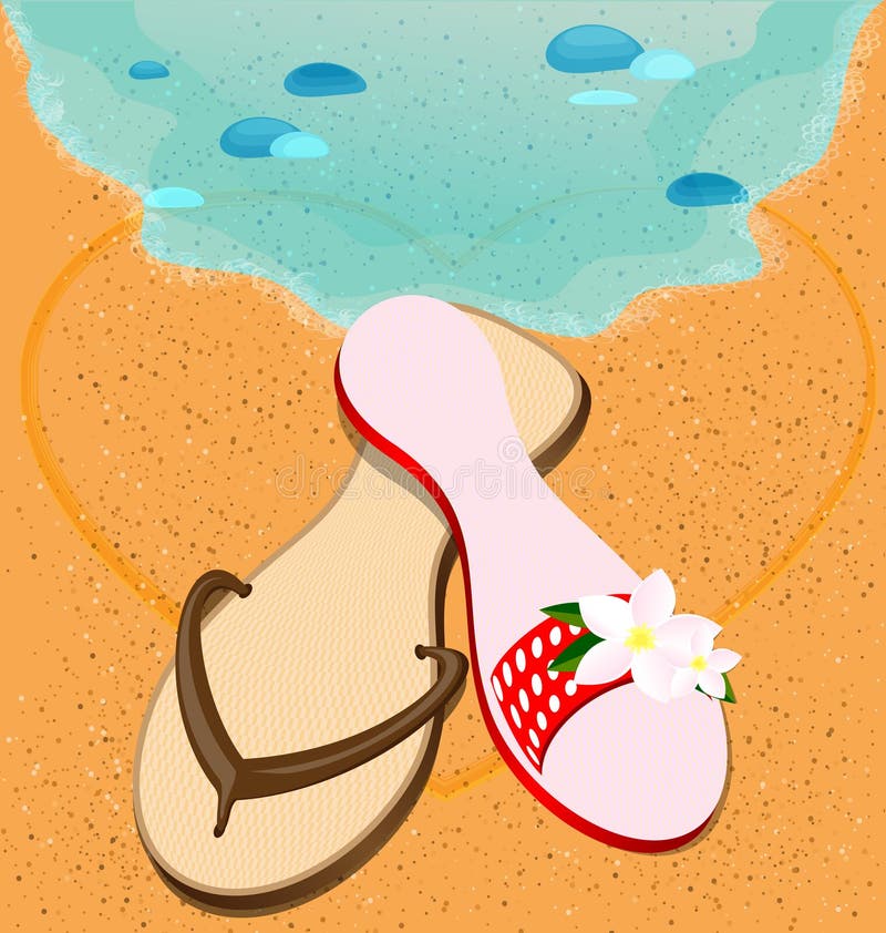соедините sandshoes иллюстрация вектора соедините sandshoes иллюстрация вектора