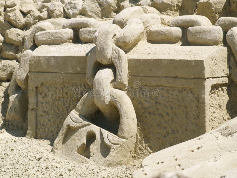 Sculptures of sand for children in Kharkiv at the square of the city's largest and Europe - Liberty Square. Sculptures of sand for children in Kharkiv at the square of the city's largest and Europe - Liberty Square