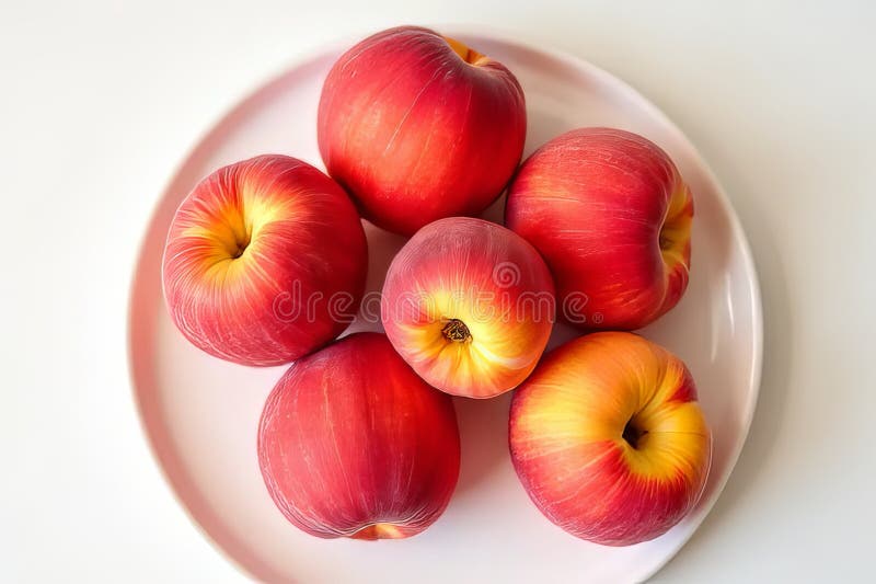 Сочный Ripe Персики Яркие летние закуски идеально подходит для здорового питания и вкусные рецепты бесплатная иллюстрация