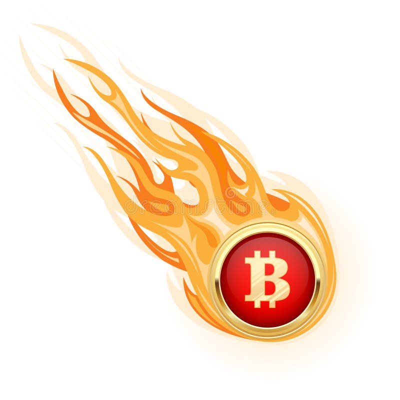 Спад Bitcoin - падение bitcoin пылать, падения cryptocurrency бесплатная иллюстрация Спад Bitcoin - падение bitcoin пылать, падения cryptocurrency бесплатная иллюстрация