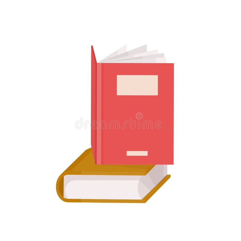 Спарите книг в твердом переплете Стог учебников для образования и академичных исследований, литературы небылицы Декоративный диза иллюстрация штока Спарите книг в твердом переплете Стог учебников для образования и академичных исследований, литературы небылицы Декоративный диза иллюстрация штока
