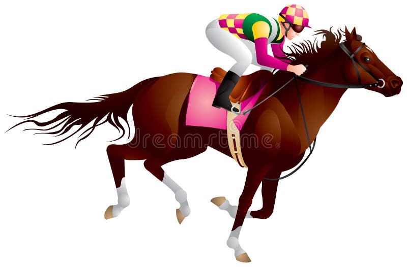 Derby, Equestrian sport horse and rider in vector variant 4, Thoroughbred horse, gambling, The Sport of Kings. Derby, Equestrian sport horse and rider in vector variant 4, Thoroughbred horse, gambling, The Sport of Kings