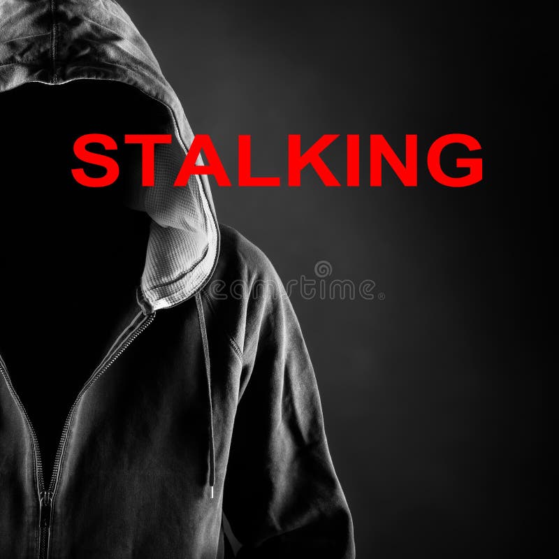 Picture of a stalker concept. Picture of a stalker concept