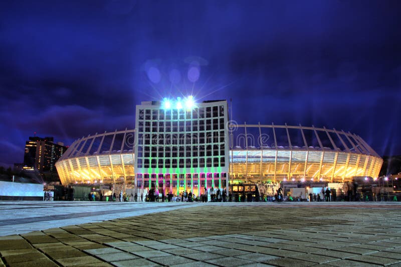 стадион Украина kyiv олимпийский стоковая фотография стадион Украина kyiv олимпийский стоковая фотография