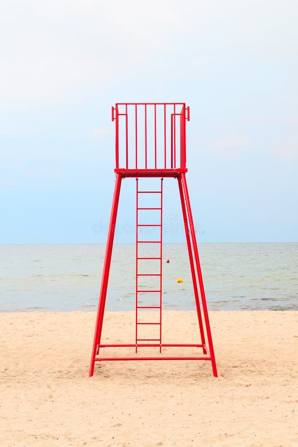 A place of work of a lifeguard. A place of work of a lifeguard
