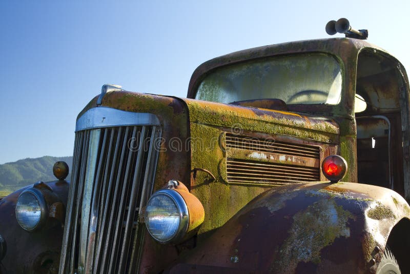 An old rusty truck from the 1940's. An old rusty truck from the 1940's.