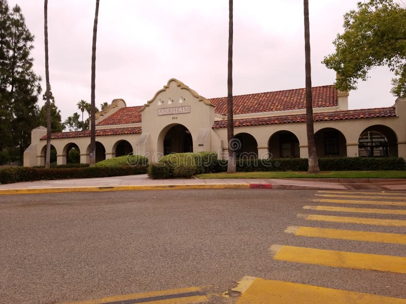 This building once used to serve as a train station for the Santa Fe Railroad in the city of Anaheim. Located near the historic colony district in Downtown Anaheim, this historic train depot is a modern day emblem of our rich heritage and stands as a landmark to show the importance of how this once small suburb town was transformed by the railroad and blossomed into the largest city in Orange County California. Regrettably, this building no longer serves as a train station but has been converted into a YMCA center for the citys youth program. This building once used to serve as a train station for the Santa Fe Railroad in the city of Anaheim. Located near the historic colony district in Downtown Anaheim, this historic train depot is a modern day emblem of our rich heritage and stands as a landmark to show the importance of how this once small suburb town was transformed by the railroad and blossomed into the largest city in Orange County California. Regrettably, this building no longer serves as a train station but has been converted into a YMCA center for the citys youth program.