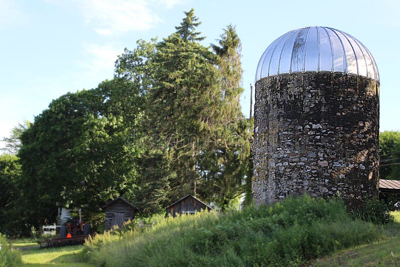 Старое каменное silos стоковые фото