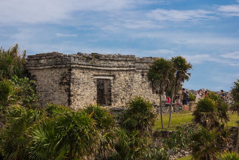 Старые руины Tulum стоковые изображения Старые руины Tulum стоковые изображения